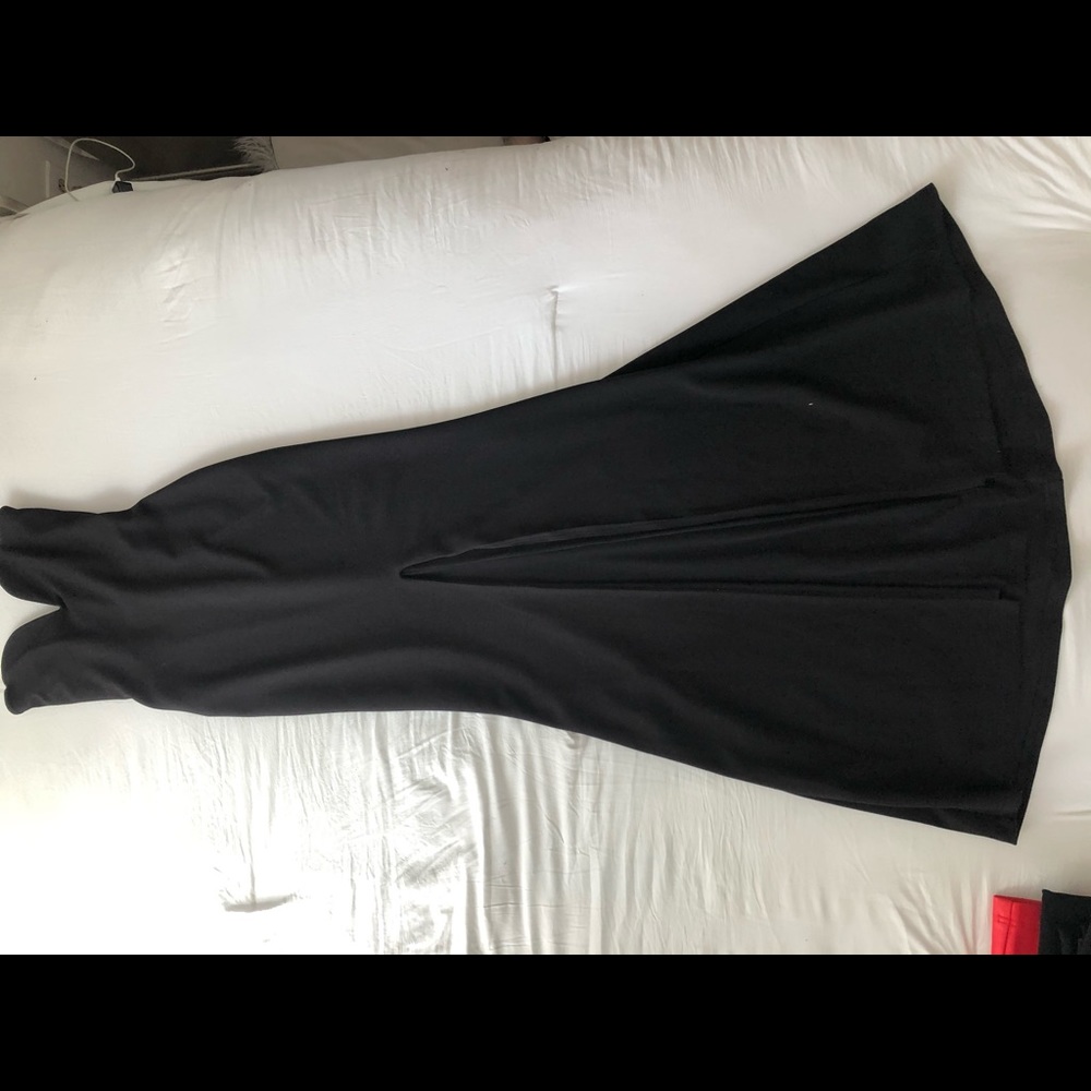 Long formal strapless prom dress